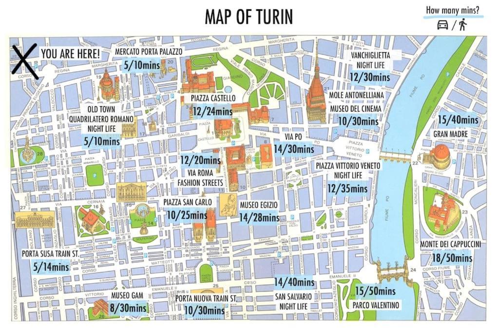 Old Town-Porta Susa Free Parking Modern Flat X6 Lägenhet Turin Exteriör bild